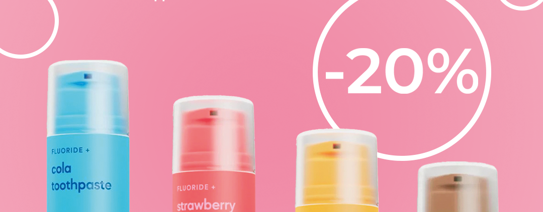 -20% на пасти Hismile у Pinky!